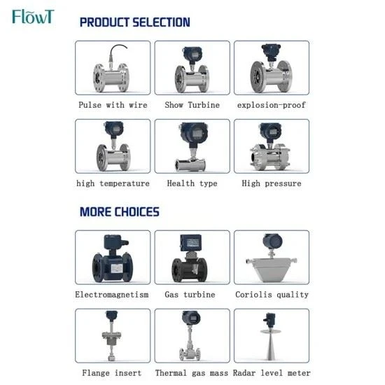 Fast Response Time Plus Output Thread Connection Turbine Flowmeter