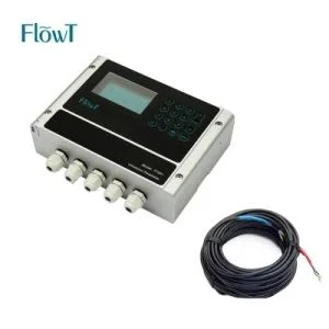 CE LCD Display Water Flowmeter Liquid Ultrasonic Water